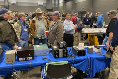 The Jackson ARC hosted the annual Capital City Hamfest on January 30-31 at the Trade Mart on the Fairgrounds in Jackson.  Although it was below freezing outside there was plenty of hot action inside in the Flea Market. (photo provided by AC5Z)